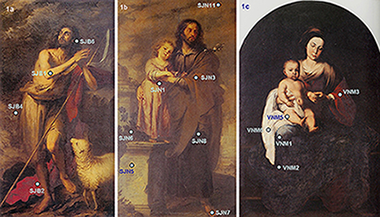 Murillo's paintings revealed by spectroscopic techniques and dedicated laboratory-made micro X-ray diffraction